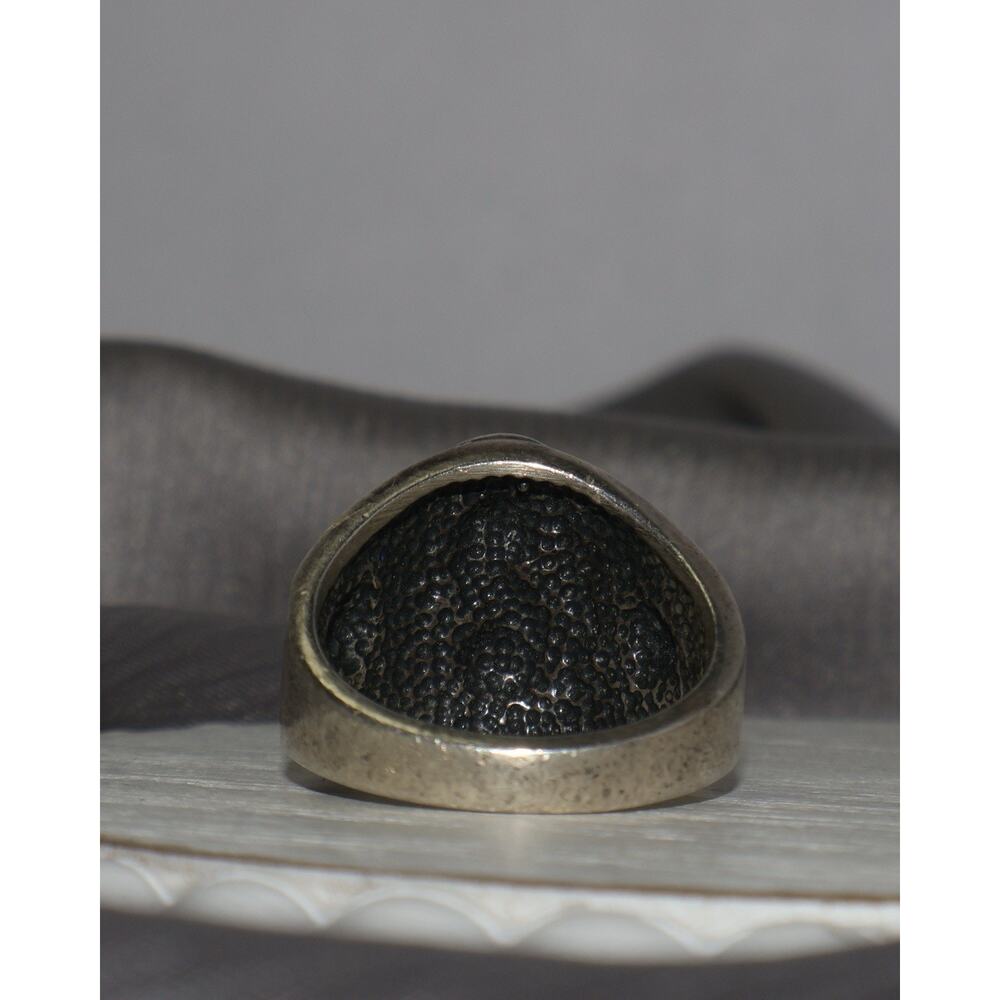 Black Hills Sterling Silver Leaves Ring 13.63G / Sz 11 - Picture 2 of 5